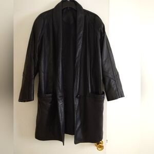Leather Jacket Vintage 80's Jacqueline Ferrar @Size M